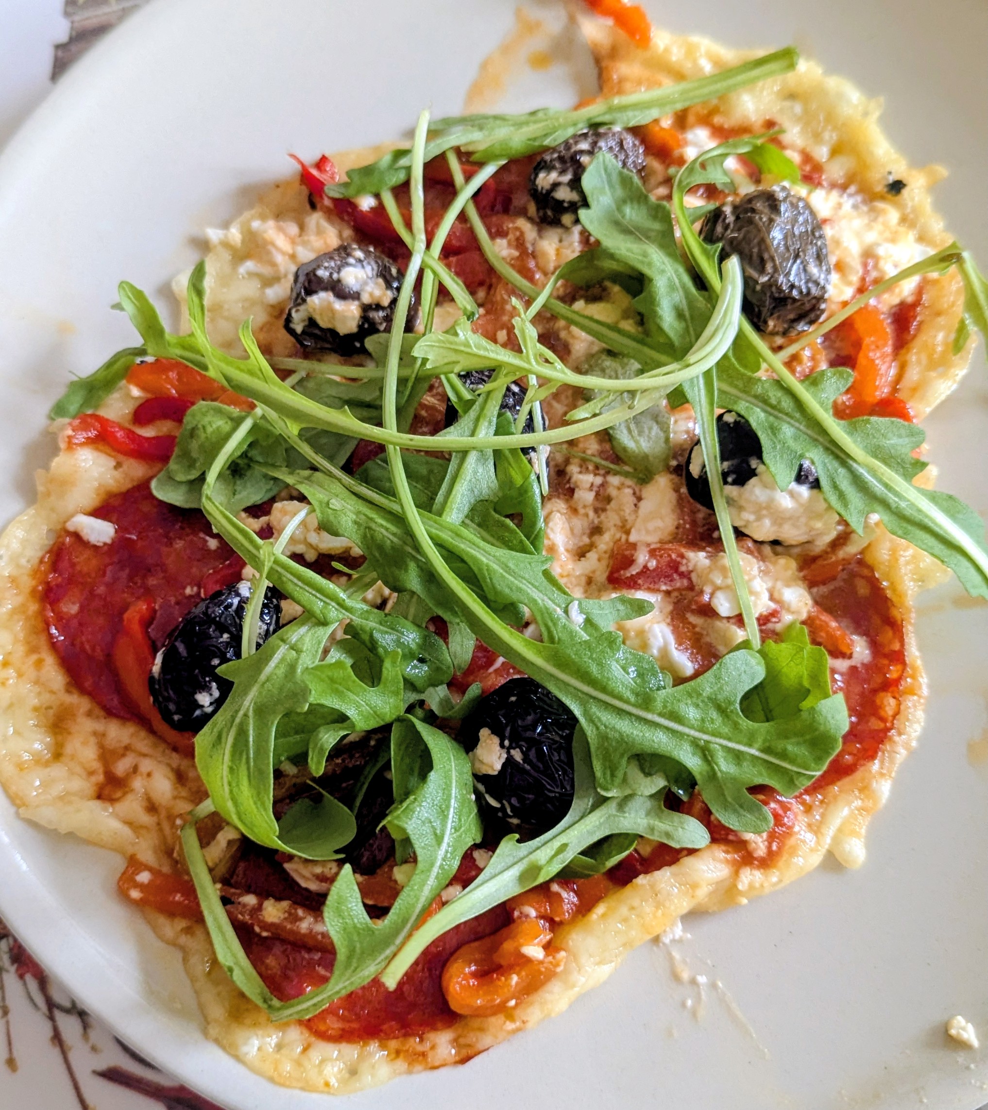 Cheese-Crust Skillet Pizza